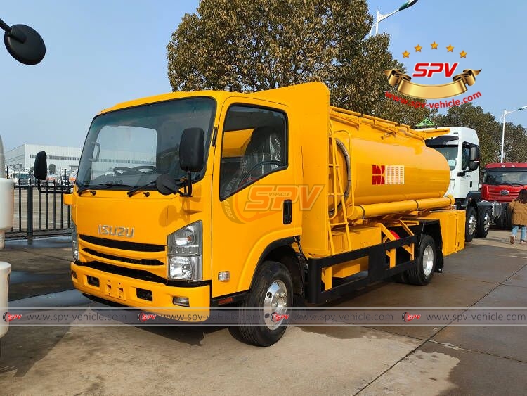 SPV-Vehicle - 8,000 Litres Fuel Bowser Truck - Left Front Side